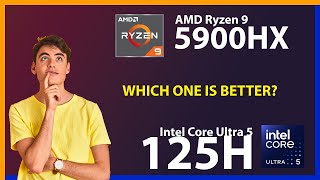 AMD Ryzen 9 5900HX vs INTEL Core Ultra 5 125H Technical Comparison [upl. by Nosliw]