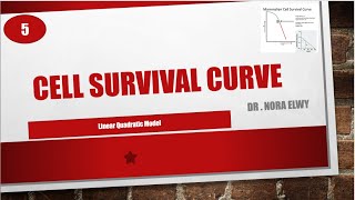 Cell survival curve part 5 Linear Quadratic Model Alpha Beta Ratio [upl. by Betteann]