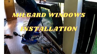 Milgard windows installation [upl. by Nylsirk]