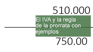 El IVA y la regla de la prorrata con ejemplos  Blogs MAPFRE [upl. by Alaikim226]