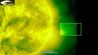 UFO and Anomalies near the Sun  Pictures of NASA  SOHO on August 24 2012 [upl. by Enyamrahc]