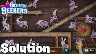 Artifact Seekers  Mini Game Puzzle 33 Target shooting  Solution [upl. by Eresed]