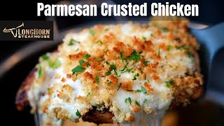 The BEST Way To Cook Chicken Breast Parmesan Crusted Chicken Recipe  Make It Happen At Home [upl. by Magna298]