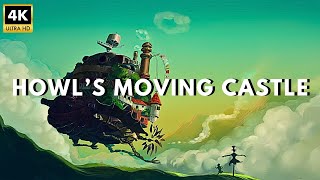 Visuals Howls Moving Castle 4K [upl. by Sokairyk892]