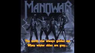 Manowar  Carry On lyrics on screen [upl. by Elkin]