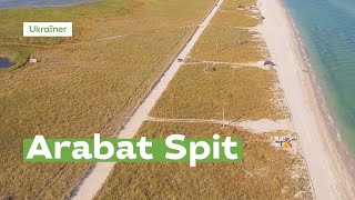 Arabat spit from above · Ukraїner [upl. by Bright]