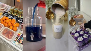 Grocery Restock ASMR  Fridge Restock  Organization and restocking  TikTok Compilation [upl. by Wiedmann]