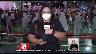 Live TV Reporting  Saleema Refran of GMA News [upl. by Hubie]