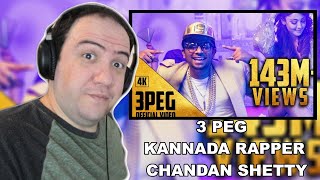 3 PEG  Kannada Rapper Chandan Shetty  Aindrita Ray  ftVijeth  PRODUCER REACTS KANNADA 🇮🇳 [upl. by Murvyn575]