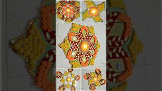 Cardboard rangoli thecraftcafeindia diy diwali youtubeshorts handmade [upl. by Annor]