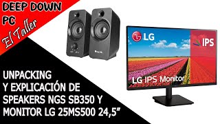 MONITOR LG 245quot 100Hz Budget Gaming 87€ Y SPEAKERS NGS SB350 12€ lg ngs monitor speakers [upl. by Oakes372]