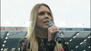 National Anthem of England sung by Lynne Kenning for England vs Samoa Rugby League Test Series [upl. by Stagg]