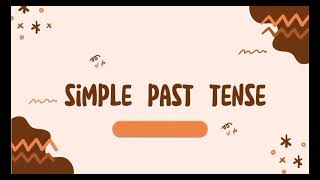 simple present tense amp simple past tense [upl. by Aizek246]