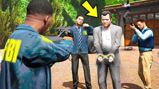 PRENDI O MICHAEL NO GTA 5 COMO UM POLICIAL Incrível [upl. by Ahseinat]