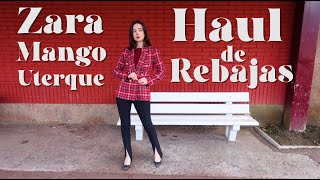 HAUL DE REBAJAS INVIERNO 2021  ZARA MANGO UTERQÜE ⚜ Moda Susana Arcocha [upl. by Philly]