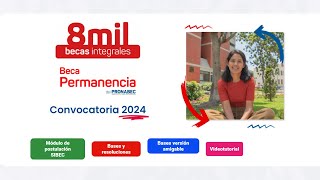 🚀Todo Sobre BECA PERMANENCIA 2024 Y Las 8000 Becas Requisitos Beneficios Cronograma Y Puntajes🔥 [upl. by Etterb]