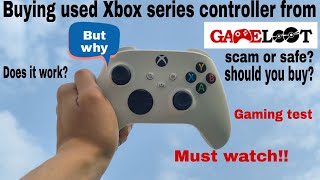 Pre ownedused xbox controller from gameloot unboxing review gaming test scam or safe [upl. by Erin]