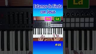 Estamos de Fiesta con Jesus Piano Acordes Nr16 [upl. by Tserrof]