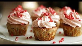 Glutenfri rabarbercupcakes – med skøn smag af sommer [upl. by Lisabeth882]