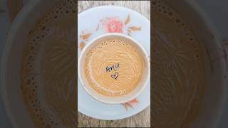 For all Ana🤩🧸 Tea ☕ Art 🎨  shorts teaart calligraphy rubyteaart shortsyoutube [upl. by Aicenert117]