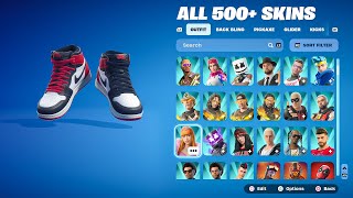 NEW Fortnite Shoes on All Skins Showcase [upl. by Htbazile]