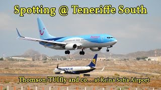 ThomsonTUIfly Spotting  Teneriffe South  Reina Sofia Airport HD Canary Islands [upl. by Angeli]