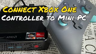 Connect Xbox one controller to Mini PC Beelink SER4 AMD Ryzen7 shorts desktop gaming videogame [upl. by Tirzah]