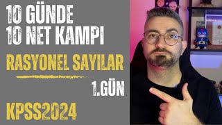 KPSS2024 10 GÜNDE 10 NET KAMPI1GÜN RASYONEL SAYILARPDF [upl. by Perni]