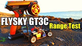 RANGE TEST FlySky FS GT3C Transmitter and GR3E Receiver [upl. by Leffen]