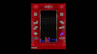 Tetris NGage Version  Clash Mode Longplay  Level 15 Hardest  Difficulty Hard [upl. by Leemaj]