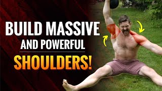 Build MORE Muscle Mass amp Strength With This Single Kettlebell Shoulder Routine  Chandler Marchman [upl. by Ennaesor192]