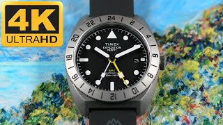 Timex – Expedition North GMT 41mm Titanium Automatic Caller GMT for 549 [upl. by Annnora]