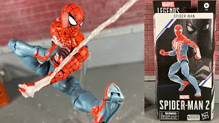 Marvel Legends SpiderMan 2 PS5 Gamer Verse Action Figure Review [upl. by Harihat]