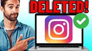 How To Delete Instagram Account On PC 2023 [upl. by Dina]