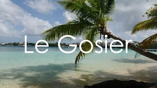 Le Gosier and the island of Gosier a paradise in Guadeloupe  4K UHD  Virtual Trip [upl. by Vanni]