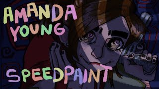 SAW  amanda young speedpaint [upl. by Yelak532]