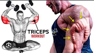 5 Best Effective Exercise for Tryceps ll Long Head  short head gym workout video [upl. by Nylsaj]