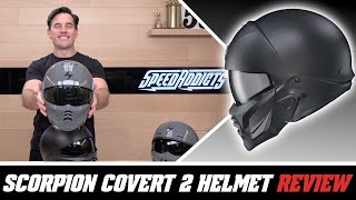 Scorpion Exo Covert 2 Helmet Review at SpeedAddictscom [upl. by Nappy]