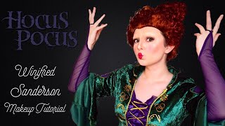 Hocus Pocus Winifred Sanderson Makeup Tutorial [upl. by Siuqramed]