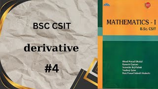 derivativesbsc csit first sem4 [upl. by Eicats]