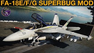 FA18EFG Super Hornet DCS Mod Manual Install amp General Guide  DCS WORLD [upl. by Ntsud]