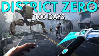 WE Played 100 Days of Modded 7 Days to Die DISTRICT ZERO [upl. by Ramhaj311]