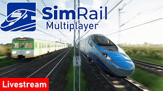 Driftende SBahn amp schneller Pendolino  SimRail Multiplayer live [upl. by Willie154]