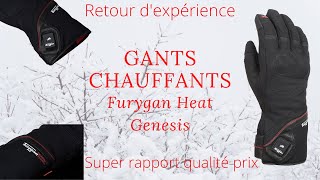 Gants chauffants Furygan Heat Genesis  retour dexpérience [upl. by Drandell]