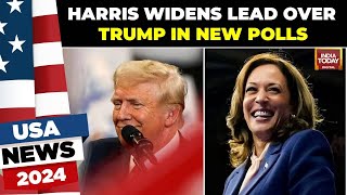 Kamala Harris Widens Lead Over Trump In New Poll Gains Support From Women [upl. by Joelynn]