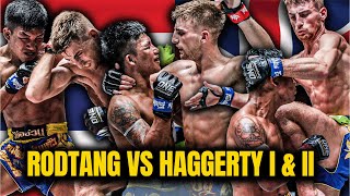 MustWatch Muay Thai Rivalry 🔥😤 Haggerty vs Rodtang I amp II [upl. by Coco]