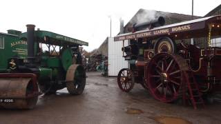 Burrell Showmans Engine The Masterpiece and Aveling 11347 [upl. by Ynnavoig]