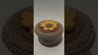 Part 2  Crochet birthday gift 🎁crochet diy art cuteideas handmade shorts music [upl. by Irabaj]