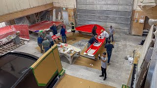 Vacuum Resin Infusion Boat Builder Workshop [upl. by Osnofla764]