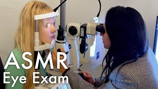 ASMR Real Eye Exam in London Unintentional Real Person ASMR [upl. by Anielram]